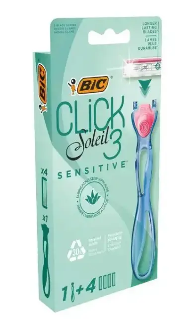 BIC-Click-3-Soleil-Sensitive -1manche+4-recharges-de-lames-2