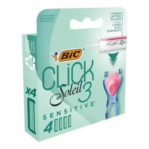 BIC-Click-3-Soleil-Sensitive-Boîte-de-4-recharges-de-lames-2