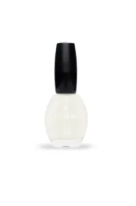 Bouteille de vernis à ongles Yves Morel teinte 200, un blanc translucide idéal pour la French manucure.