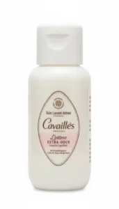 Bouteille blanche Soin Lavant Intime Cavaillès Extra-Doux 50 ml