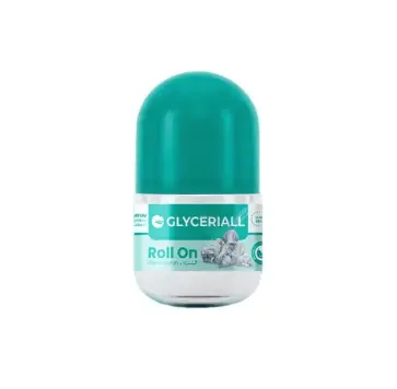 Glyceriall Roll‑On 48H Pierre d’Alun (Fraîcheur & soin) Déodorant roll-on Glyceriall 48H, capuchon turquoise, flacon transparent, pierre d’alun, protection fraîcheur longue durée