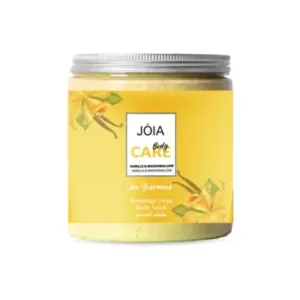 Pot de gommage corporel Joia Vanille & Marshmallow 250ml, une odeur douce pour une peau sublimée.