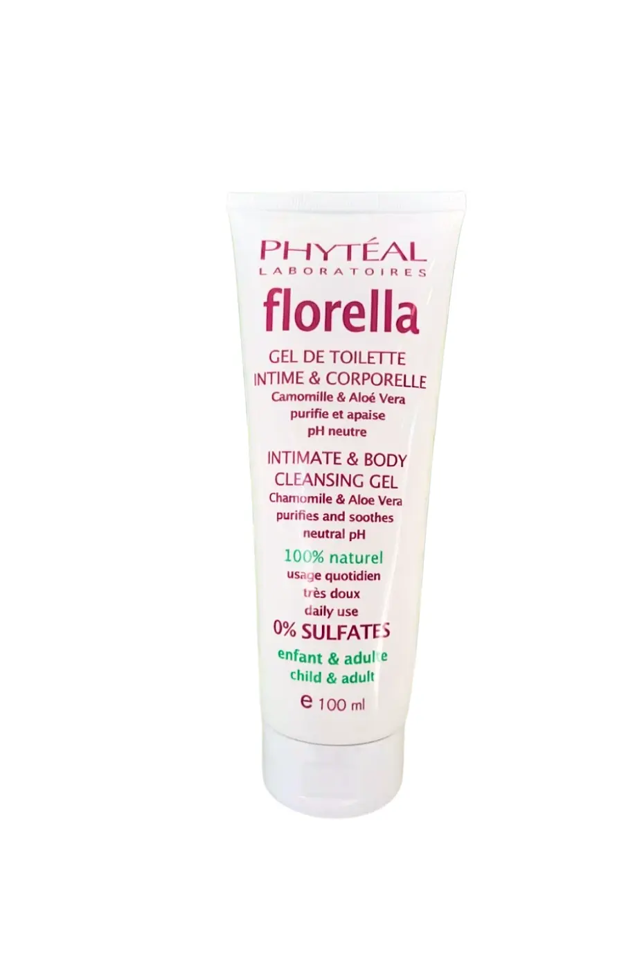 Phytéal Florella Gel intime & corporel Phytéal Florella Gel intime et corporel 100 ml, à la camomille et aloé vera .
