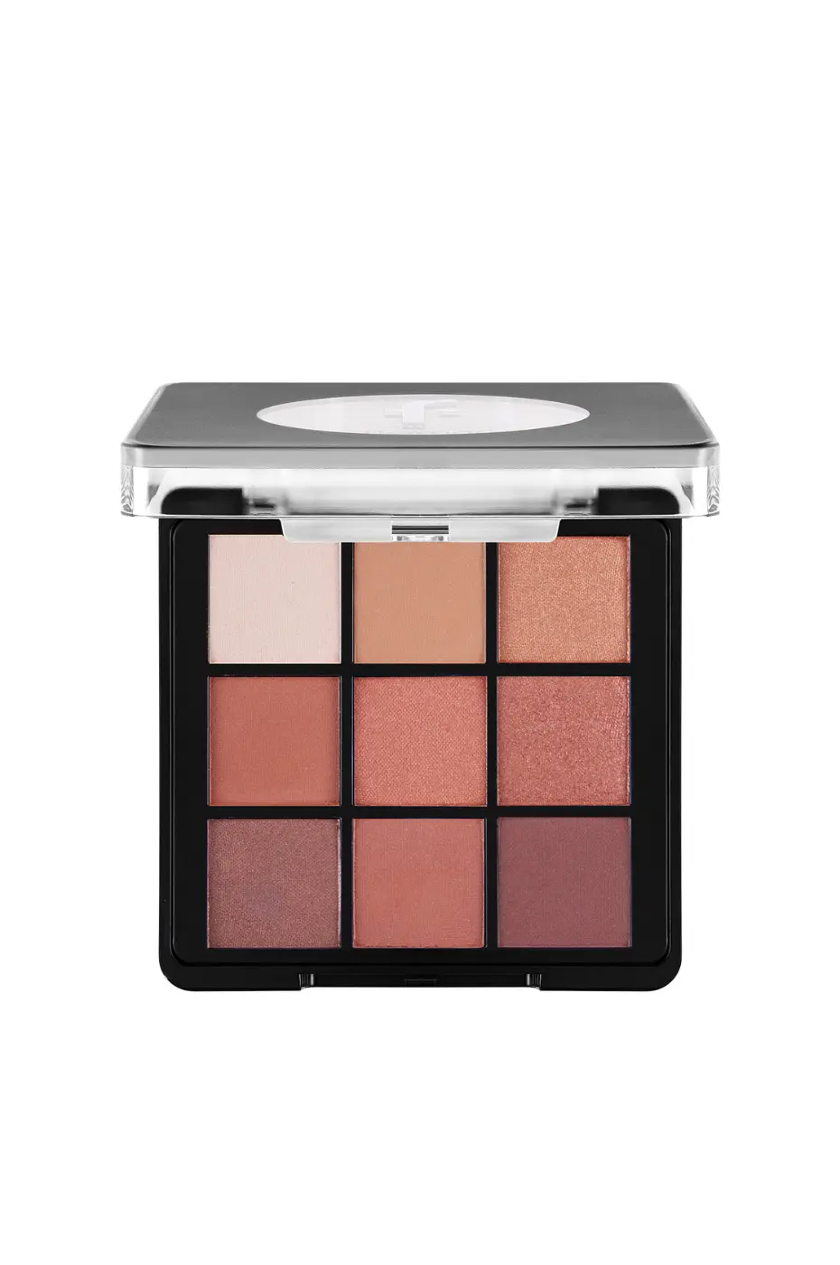 Flormar Palette N°003 Ouverte : 9 Fards à Paupières Palette de fards à paupières Flormar New N°003 ouverte, présentant 9 godets dans des tons rosés, cuivrés, mats et irisés.