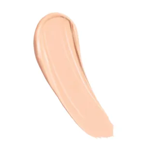 Échantillon (swatch) du correcteur Maybelline Fit Me n°15. La couleur claire, pêche, montre la texture crémeuse du produit.