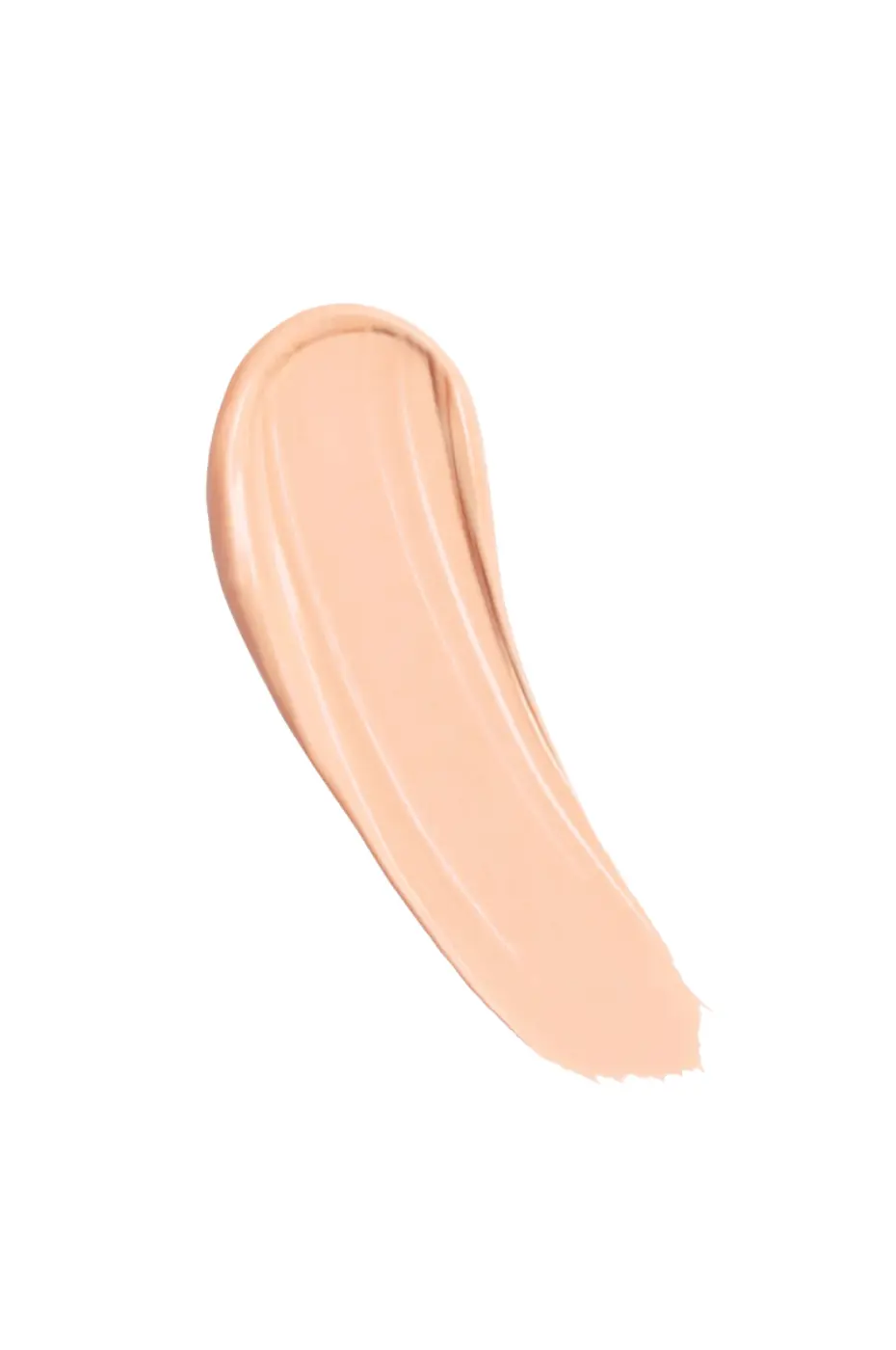 Swatch de la teinte n°15 Correcteur Maybelline Fit Me Échantillon (swatch) du correcteur Maybelline Fit Me n°15. La couleur claire, pêche, montre la texture crémeuse du produit.