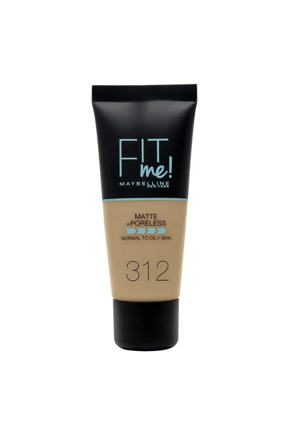 MAYBELLINE FIT ME FDT MATTE + PORELESS N°312 MAYBELLINE FIT ME FDT MATTE N°312 30ML. Fond de teint matifiant et minimiseur de pores pour peaux normales à grasses.