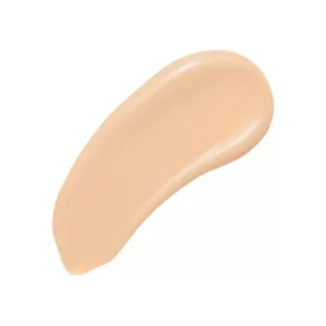Swatch de la teinte 105 Ivoire Naturel du fond de teint Maybelline Fit Me Matte + Poreless sur fond blanc.