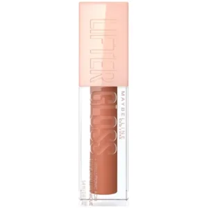 Maybelline Lifter Gloss N°027 Toffee. Gloss à lèvres avec Acide Hyaluronique pour volume et brillance.