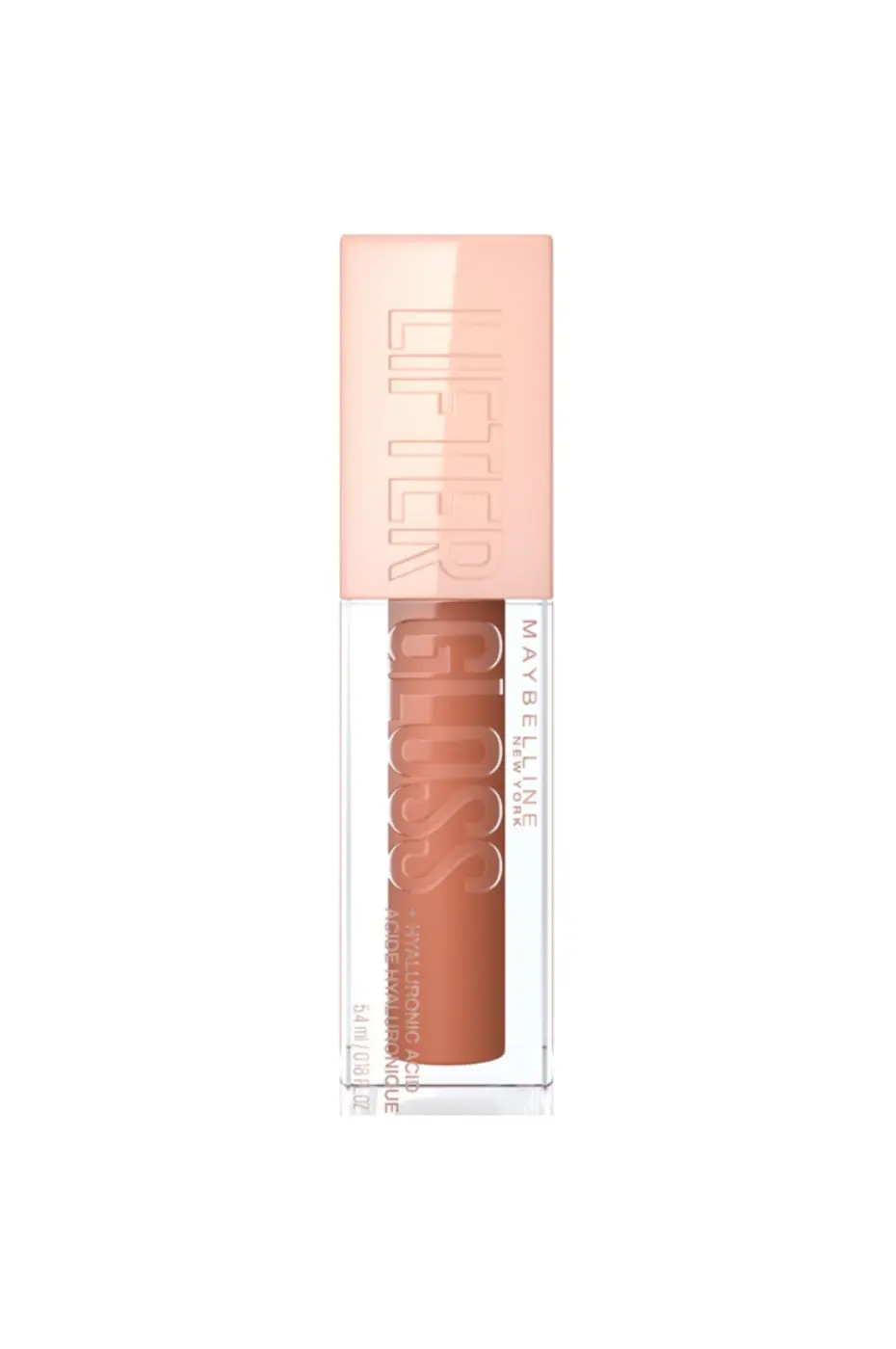Maybelline Lifter Gloss N°027 Toffee à l'Acide Hyaluronique Maybelline Lifter Gloss N°027 Toffee. Gloss à lèvres avec Acide Hyaluronique pour volume et brillance.