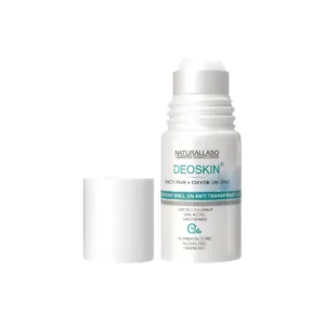 Déodorant roll-on DEOSKIN Naturallabo Anti-Transpirant 50ml, Bactipur + Oxyde de Zinc, sans sels d'aluminium, alcool, ni paraben.