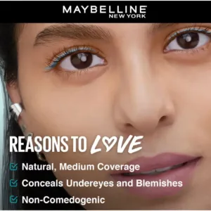 Arguments du Correcteur Maybelline Fit Me : Couvrance moyenne et naturelle, Masque le contour des yeux, Non comédogène.