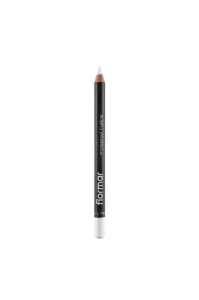 Crayon eyeliner Flormar Waterproof N°113 blanc, essentiel pour des looks frais et audacieux.
