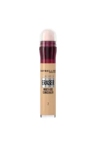 Correcteur Maybelline Instant Age Rewind N°07 Sand 6,8 ml avec embout mousse pour un fini lumineux et naturel.
