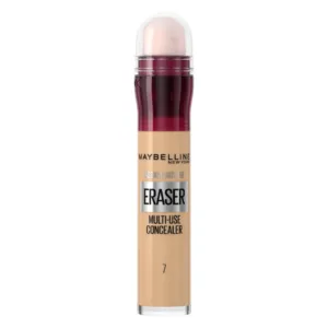 Correcteur Maybelline Instant Age Rewind N°07 Sand 6,8 ml avec embout mousse pour un fini lumineux et naturel.