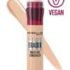 Maybelline Instant Anti Age Eraser Concealer multi-usage, teinte 115, format 6,8 ml. Produit certifié vegan.