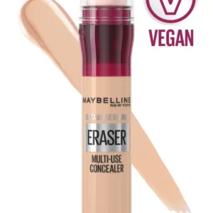 Maybelline Instant Anti Age Eraser Concealer multi-usage, teinte 115, format 6,8 ml. Produit certifié vegan.
