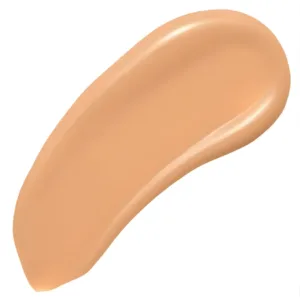Échantillon de couleur du fond de teint Maybelline Fit Me Matte + Poreless, teinte 220. Un beige moyen et chaud pour un fini mat.