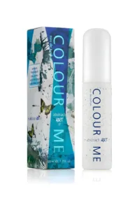 Bouteille et emballage de l'Eau de Parfum Homme Colour Me Abstract Art 50ml. Parfum boisé frais longue durée.