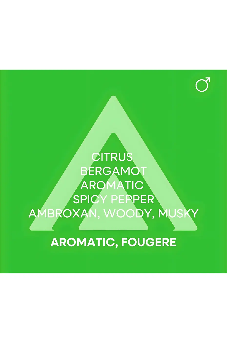 Notes Olfactives Pyramide olfactive de Colour Me Volt : agrumes, bergamote, poivre épicé, ambroxan, notes boisées, musquées et aromatiques Fougère.