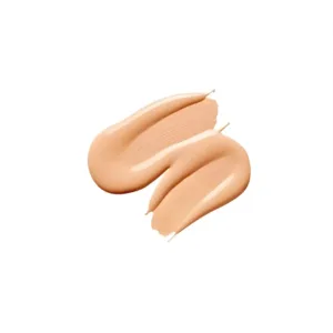 Échantillon de texture fluide et onctueuse du fond de teint Topface Instyle n°005 sur fond blanc épuré.