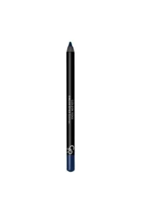 Crayon eyeliner bleu intense Golden Rose N°420 sur fond blanc, montrant sa mine précise et sa texture crémeuse.