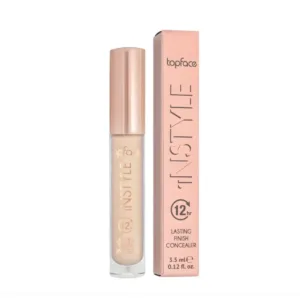 Flacon et boîte du Topface InStyle Lasting Finish teinte N003, fini naturel et tenue 12h pour sublimer le regard.