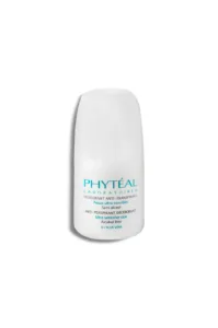 Déodorant roll-on Phytéal à l'aloé vera 50ml, sans alcool ni aluminium, pour peaux ultra-sensibles et hypersudation.