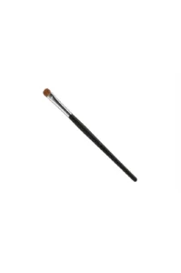 Pinceau ombreur Pollié à poils synthétiques beiges et manche noir ergonomique pour l'application de fard à paupières.